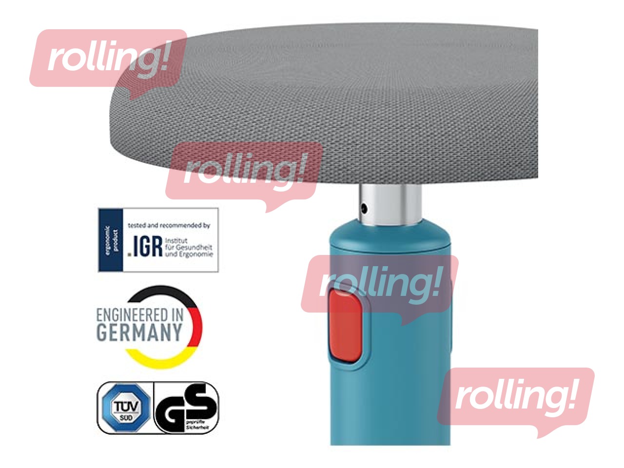 Multifunktsionaalne reguleeritav tool Leitz Ergo Cosy,hall/ sinine