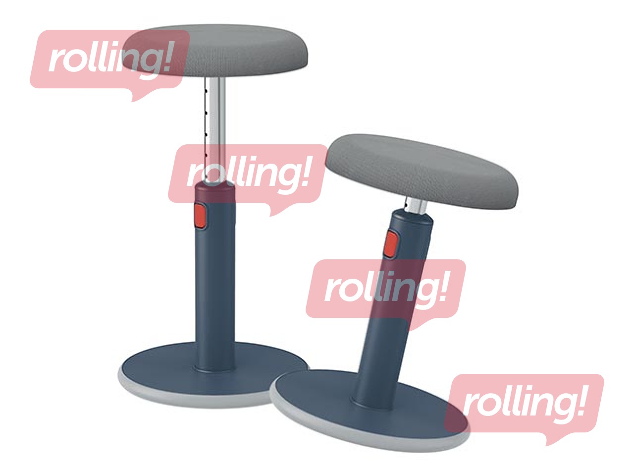 Multifunkcionāls, regulējams krēsls Leitz Ergo Cosy, pelēks