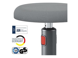 Multifunkcionāls, regulējams krēsls Leitz Ergo Cosy, pelēks