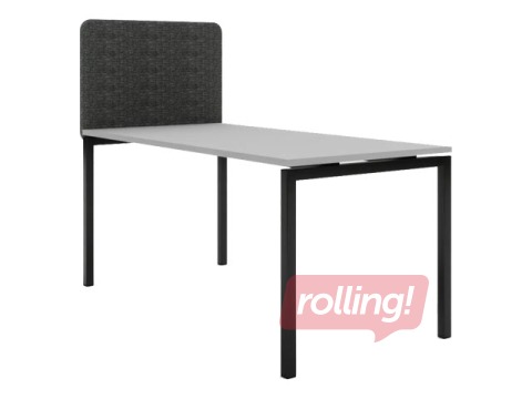 Acoustic partition, 70 cm, dark gray