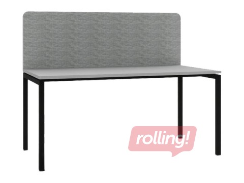 Acoustic partition, 140 cm, gray