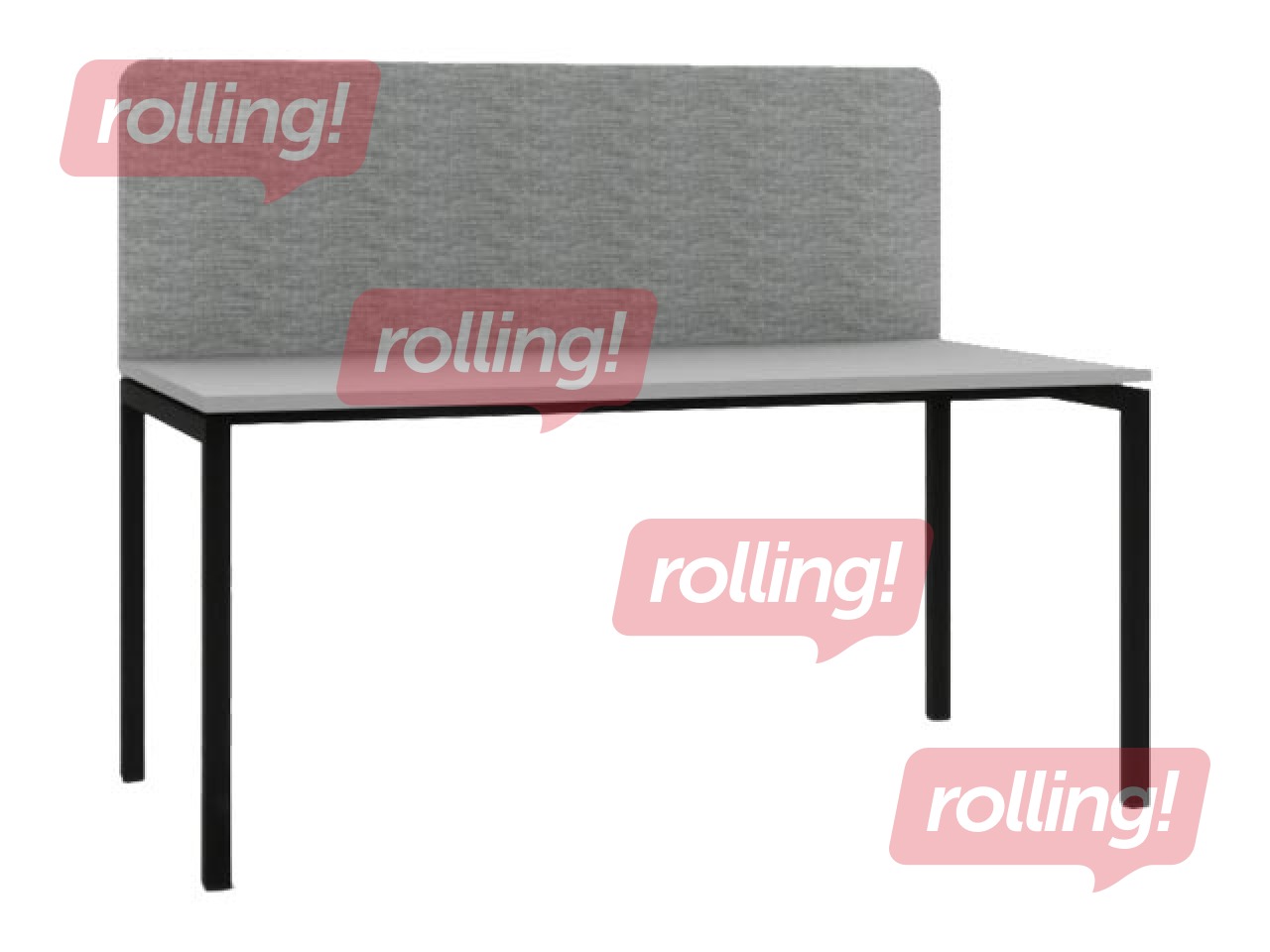 Akustiskā starpsiena, 160 cm, pelēka 