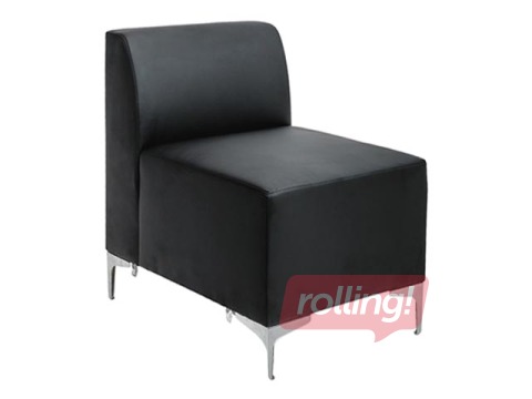 Moduļu dīvāns Otto, vidējais posms, melns