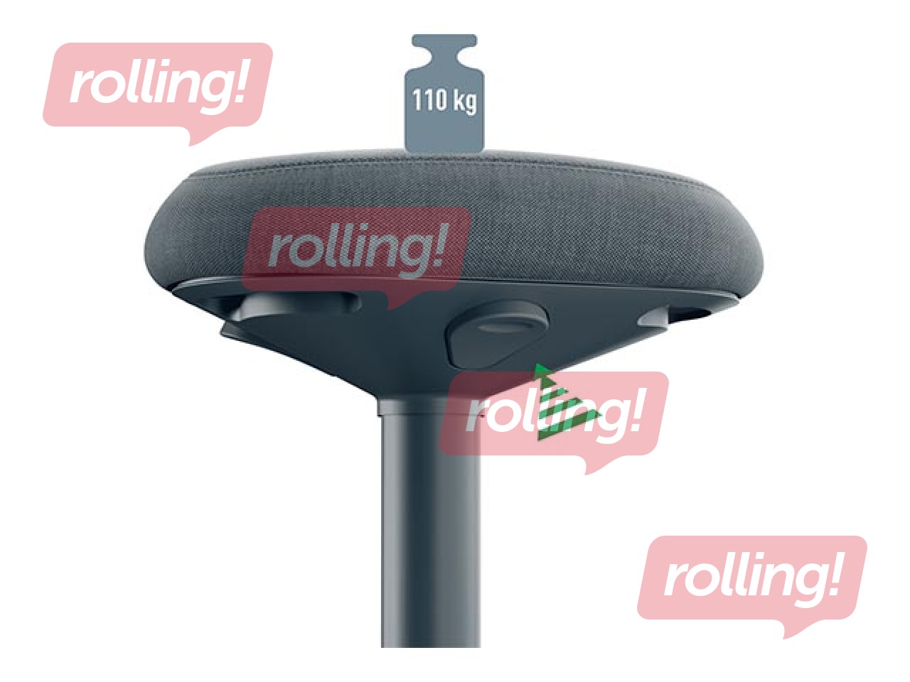Active sitting Stool Leitz Ergo, with comfort seat