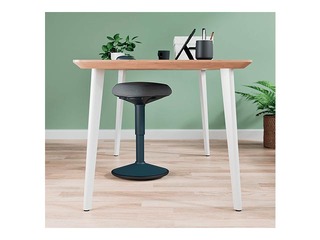 Aktīvās sēdēšanas krēsls Leitz Ergo, ar komfortablu sēdekli, pelēks