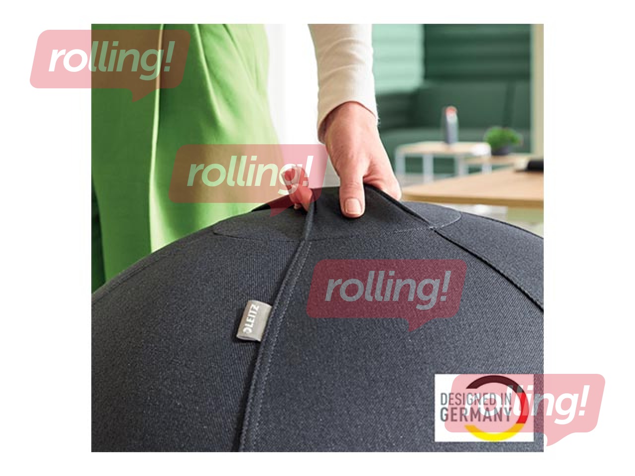 Līdzsvara bumba Leitz Ergo, ar bloķēšanas funkciju, 65cm