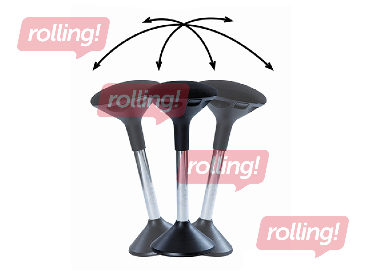 Office chair, Sun-Flex, Active, black