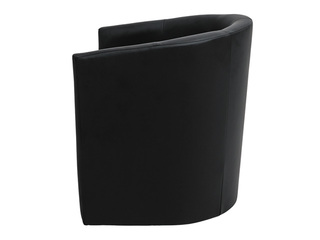 Krēsls Disko, mākslīgā āda, melns