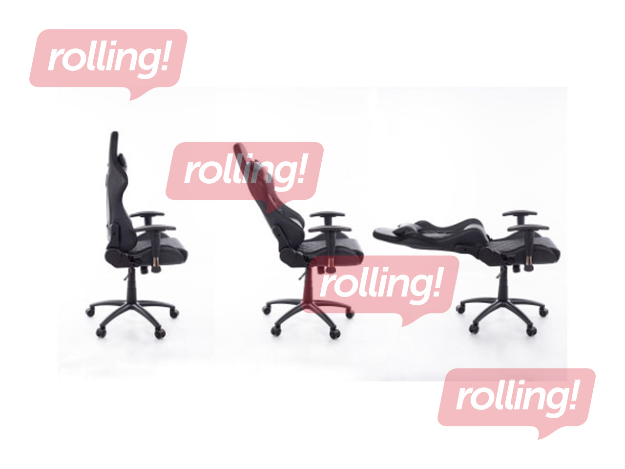 Gaming Chair Happy Game, 8051, black