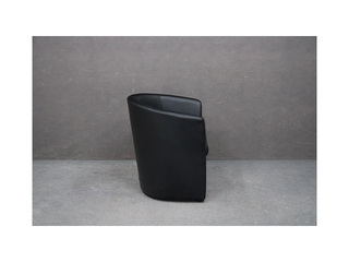 Chair Club, artificial leather, black
