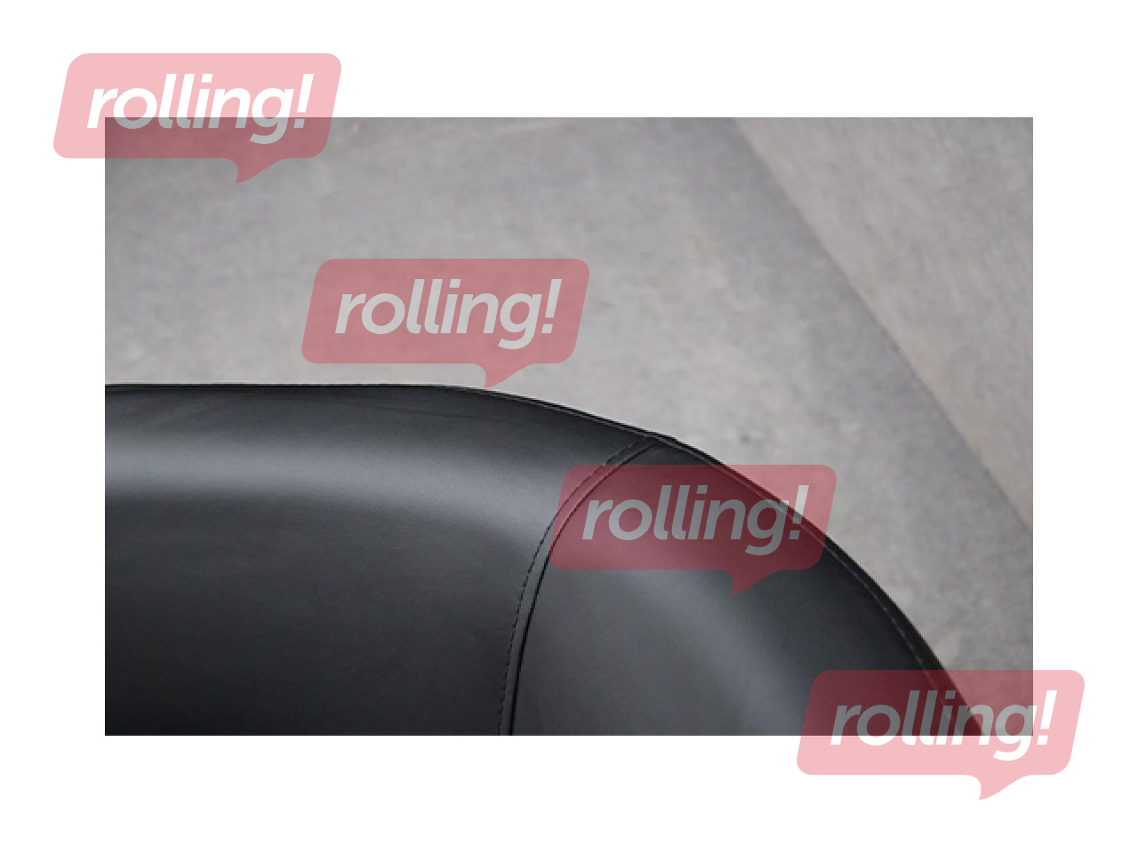 Chair Club, artificial leather, black