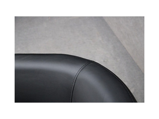 Krēsls Club, mākslīgā āda, melns