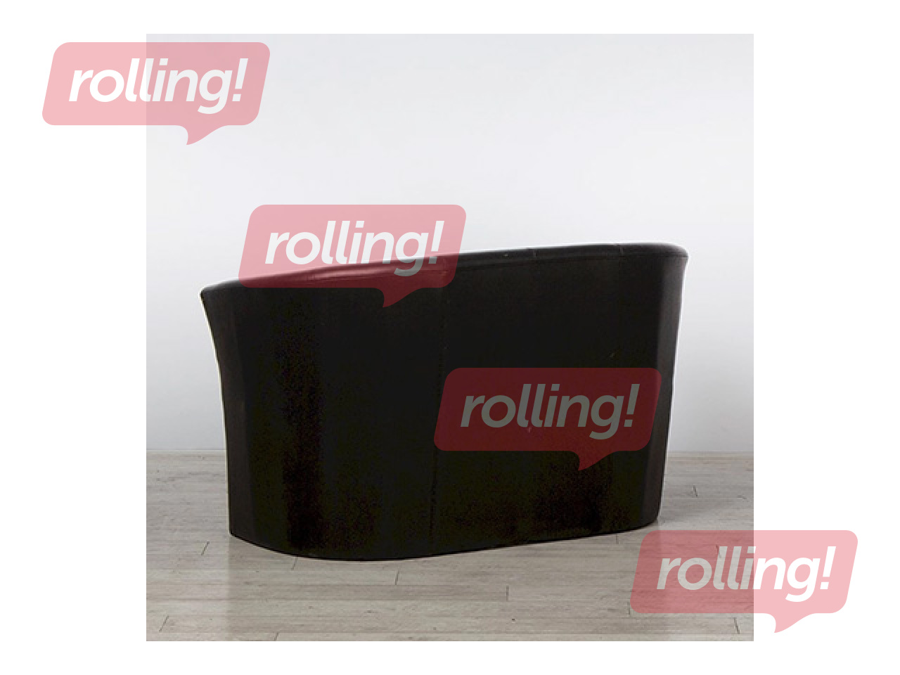 Sofa Club Duo, artificial leather, black