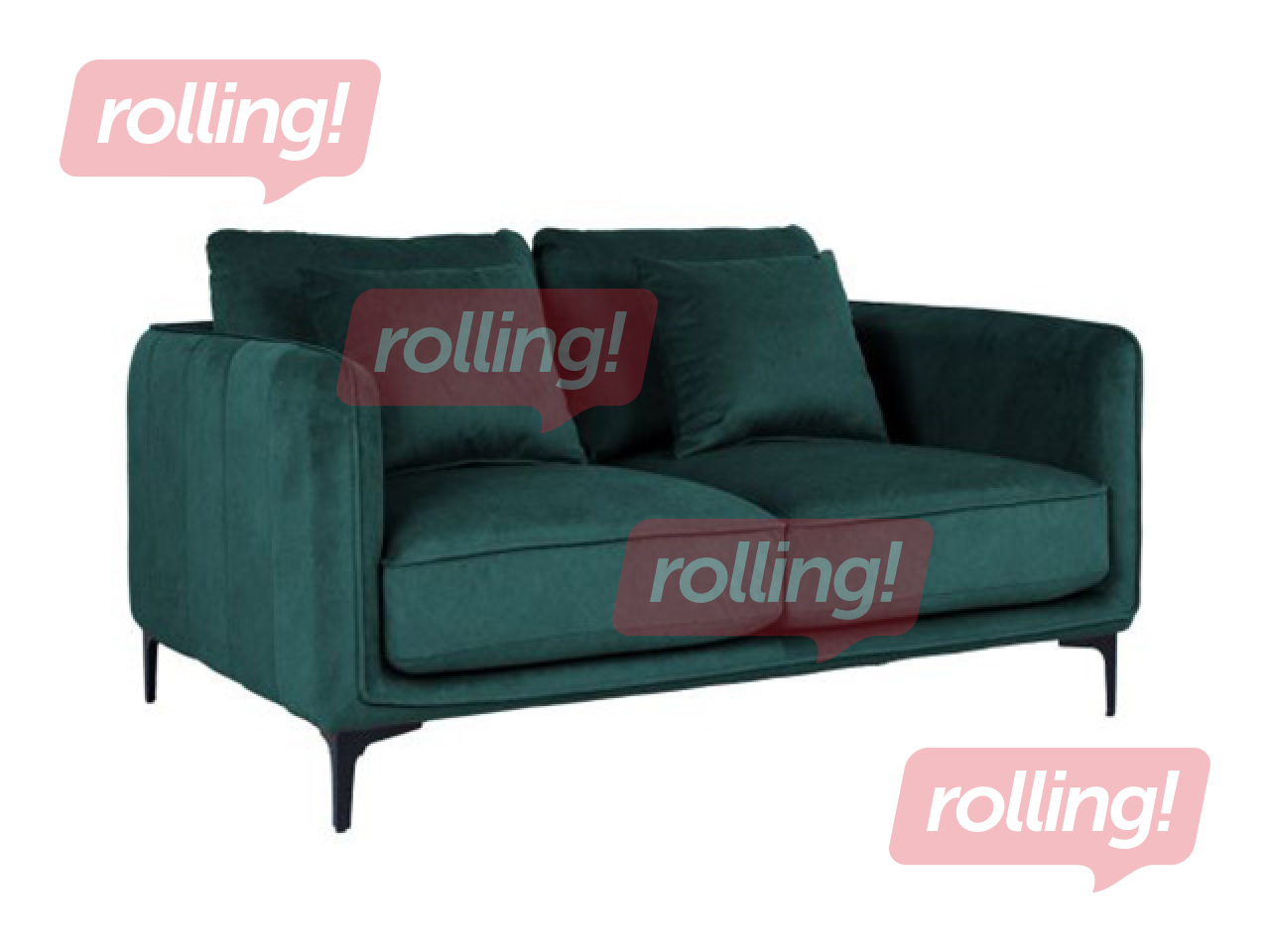 Dīvāns Bianca, audums, zaļš