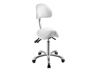 Meistara krēsls Silver Fox, balts