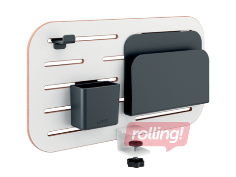 Desk organiser Leitz Ergo, perforated, white, 42x25cm
