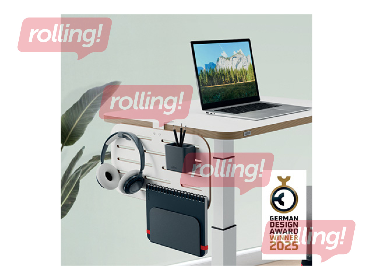 Lauakorraldaja Leitz Ergo, perforeeritud, valge, 42x25cm