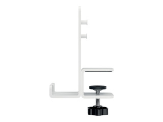Desk organiser Leitz Ergo, perforated, with laptop holder, white, 80x25cm