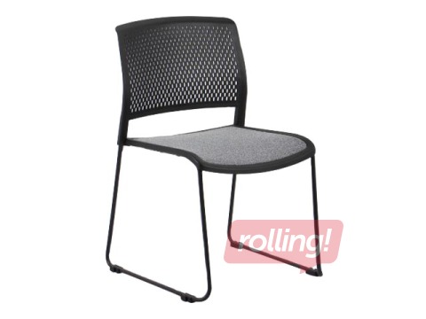 Visitor chair Viva, black