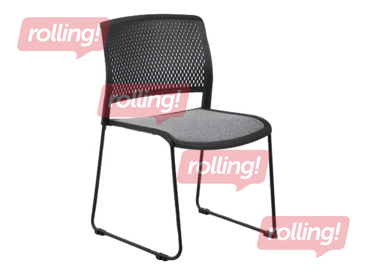 Visitor chair Viva, black
