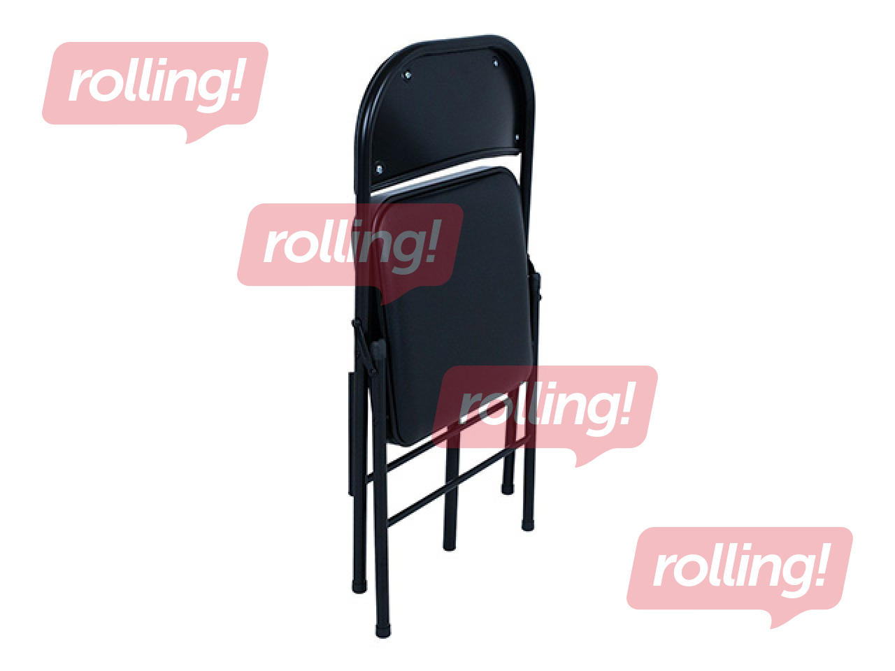 Apmeklētāju krēsls Piknik, saliekams, melns