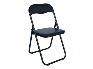 Visitor chair Caterina, foldable, black