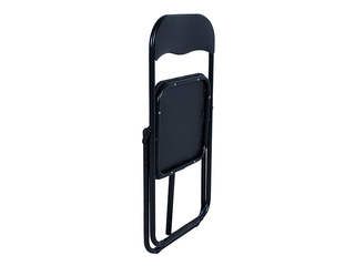Visitor chair Caterina, foldable, black