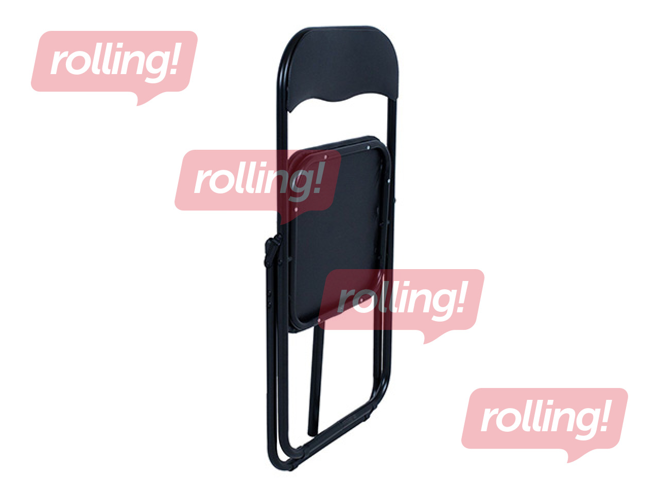 Visitor chair Caterina, foldable, black