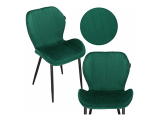 Apmeklētāju krēsls Springos, zaļš