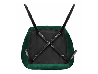 Apmeklētāju krēsls Springos, zaļš