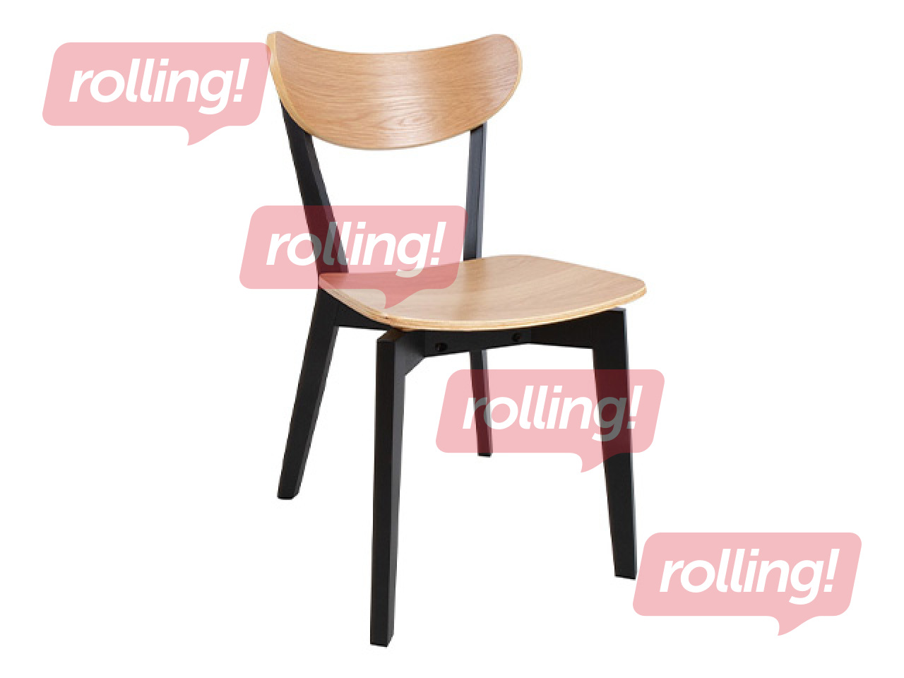 Стул Roxby, бежевый, чёрный