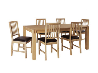 Krēsls Gloucester, ozola rāmis, melns sēdeklis