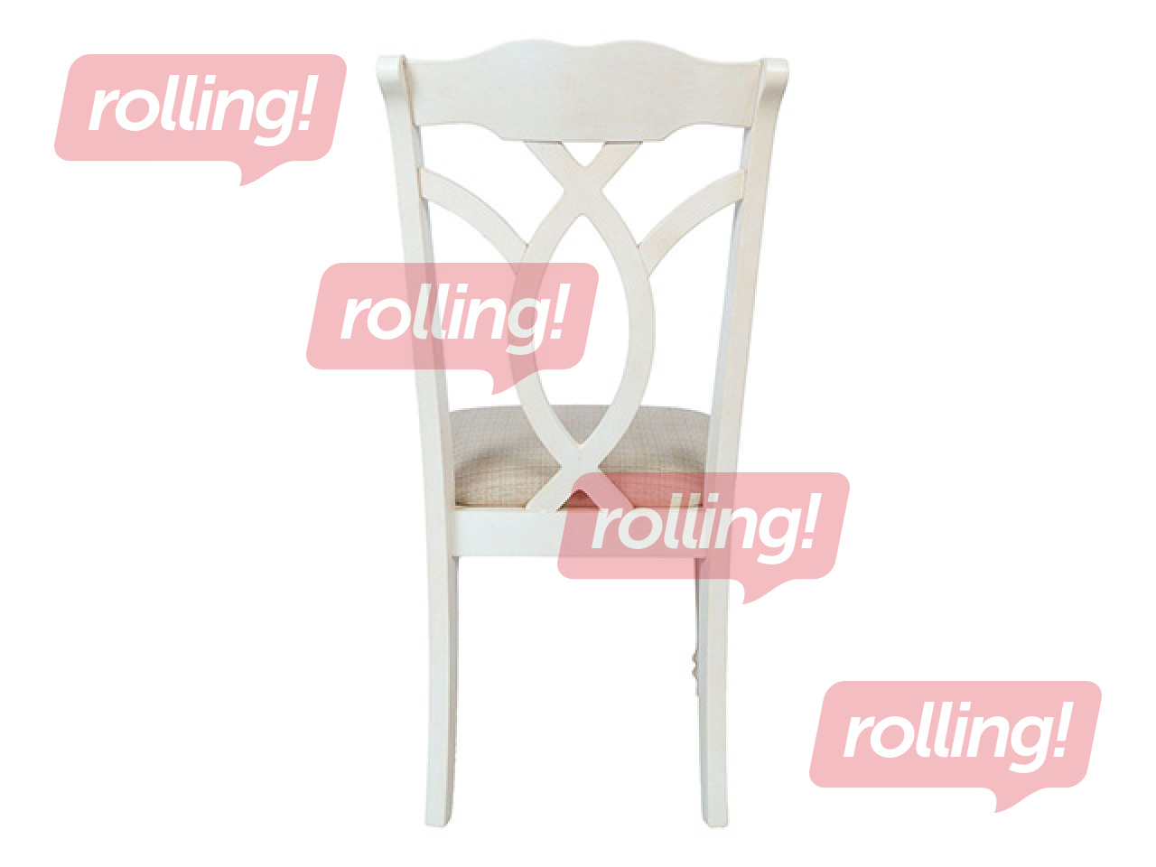 Chair Lily, beige, wood