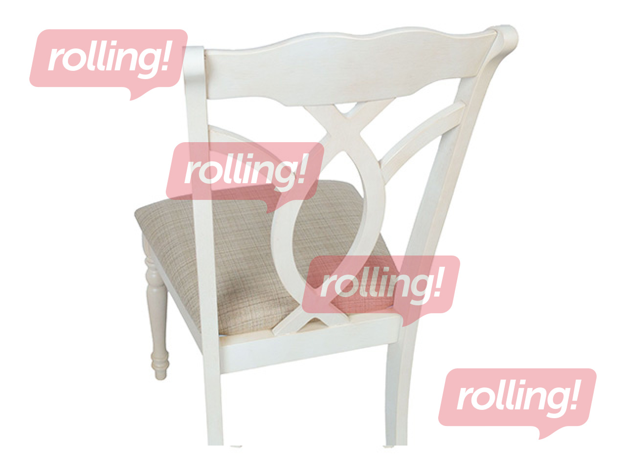 Chair Lily, beige, wood