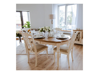 Chair Lily, beige, wood