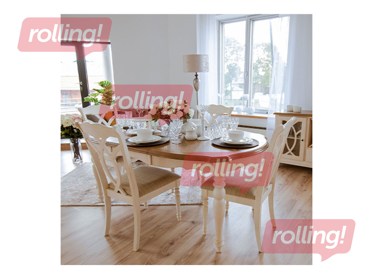 Стул Lily, бежевый, дерево