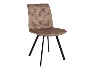 Chair Afton, brown, velvet