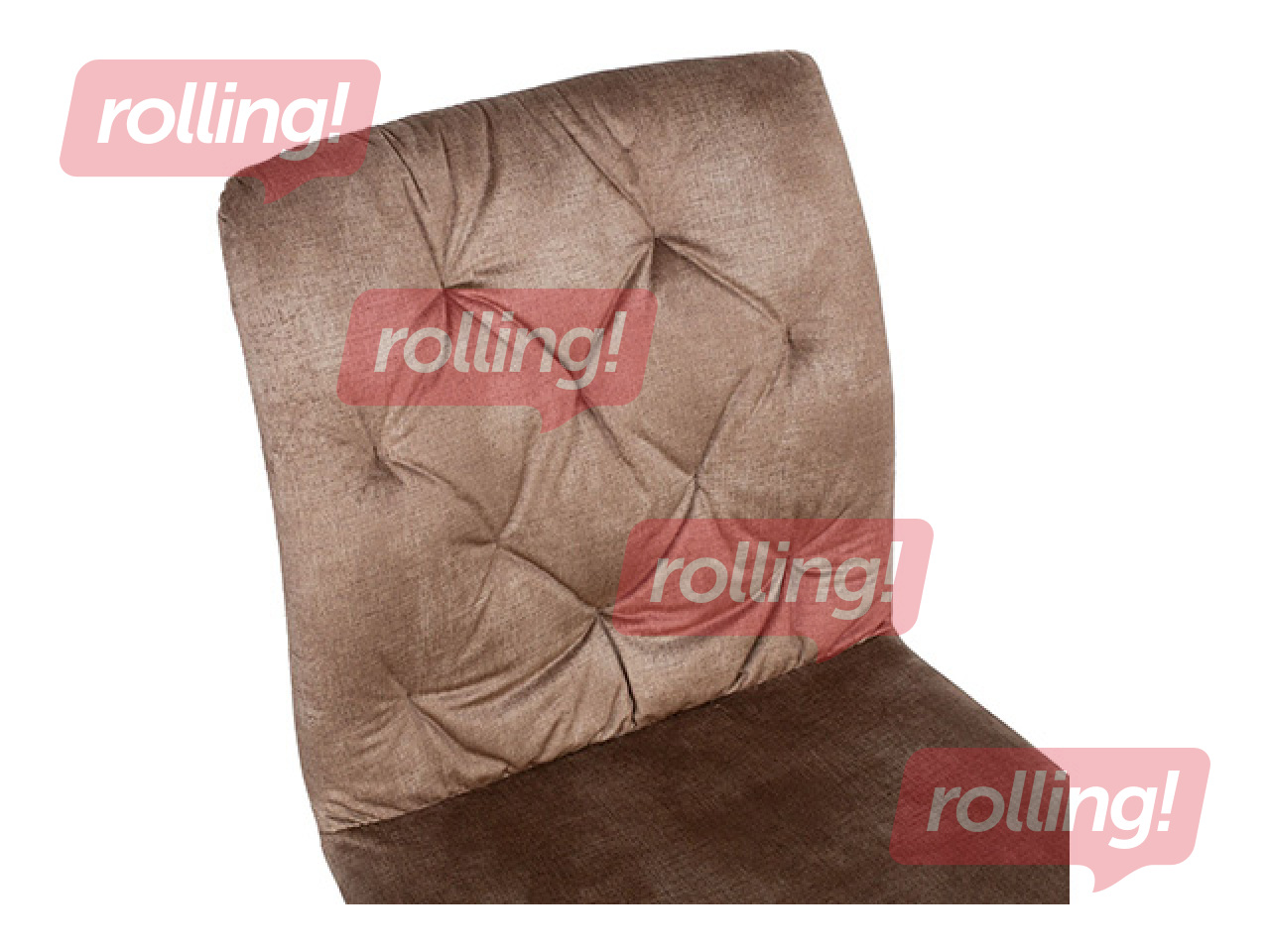 Chair Afton, brown, velvet
