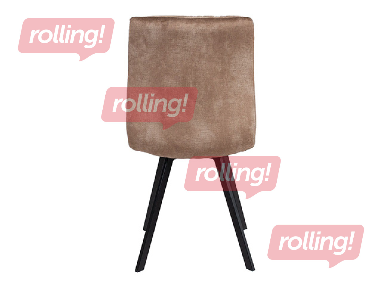 Chair Afton, brown, velvet
