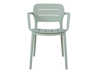 Krēsls Mango, plastmasa, zaļganpelēks