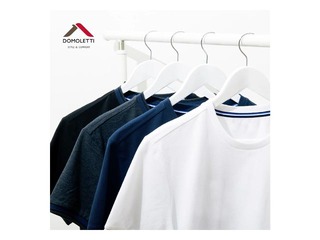 Drēbju pakaramais Domoletti, LSN001-W, balts, koks/metāls, 5 gab.