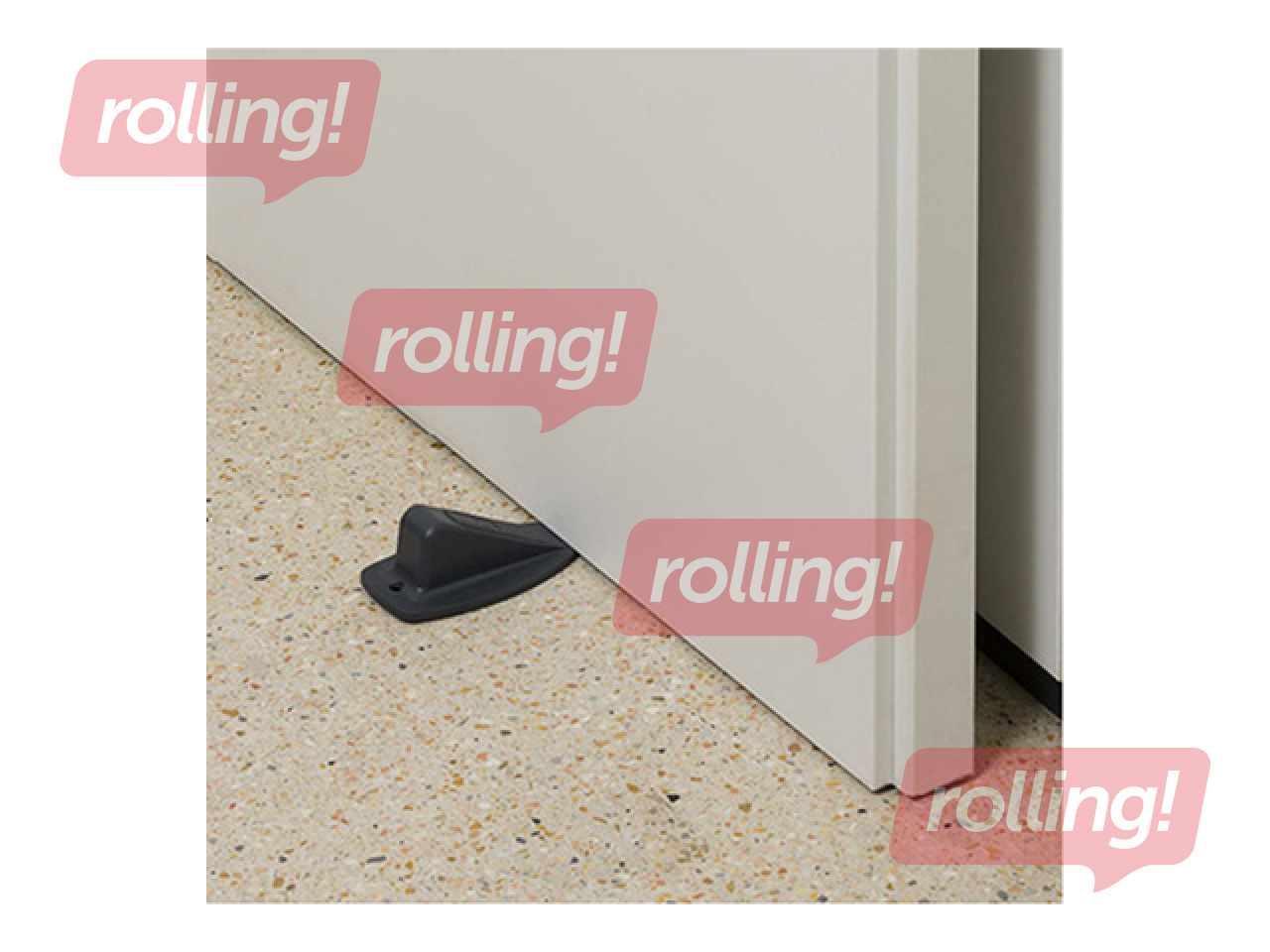 Durvju fiksators, melns