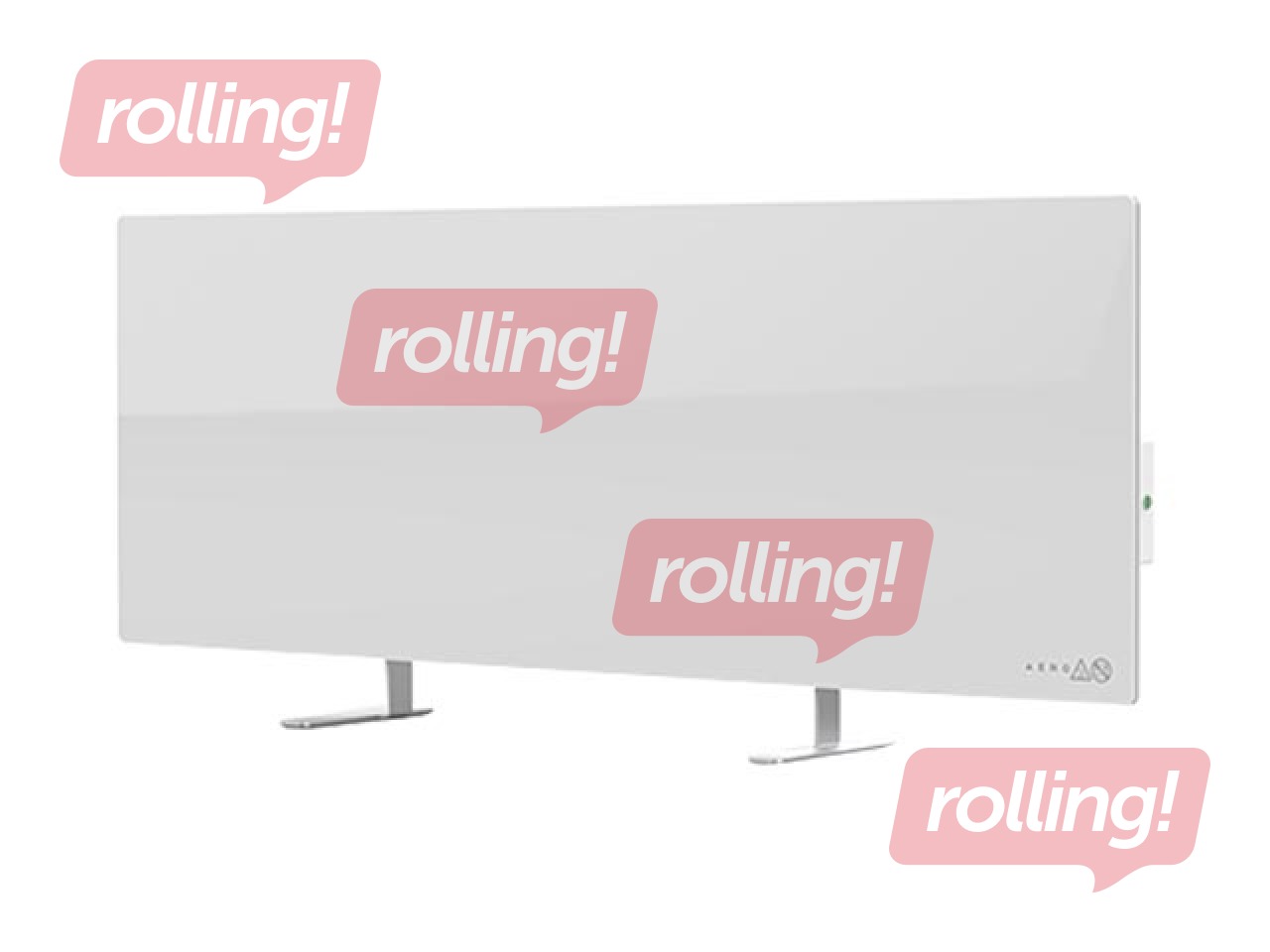 Viedais elektriskais sildītājs Aeno, 700+ W, balts