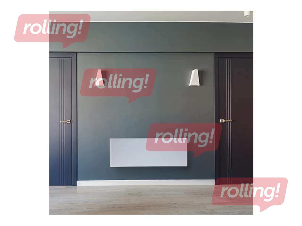 Viedais elektriskais sildītājs Aeno, 700+ W, balts