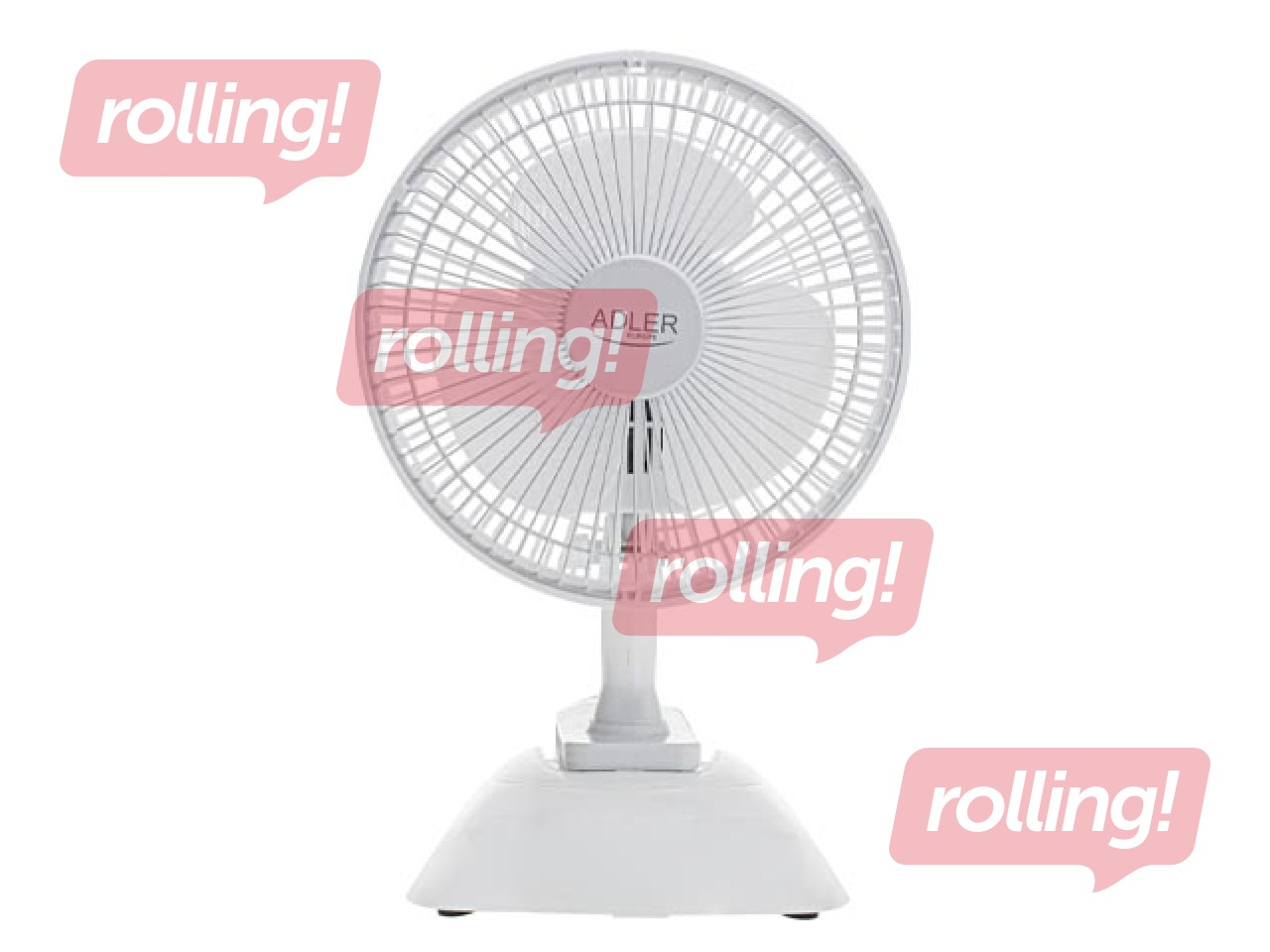 Galda ventilators Adler, AD7317, 30W, ø15cm, balts