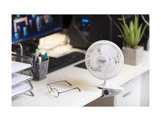 Galda ventilators Adler, AD7317, 30W, ø15cm, balts