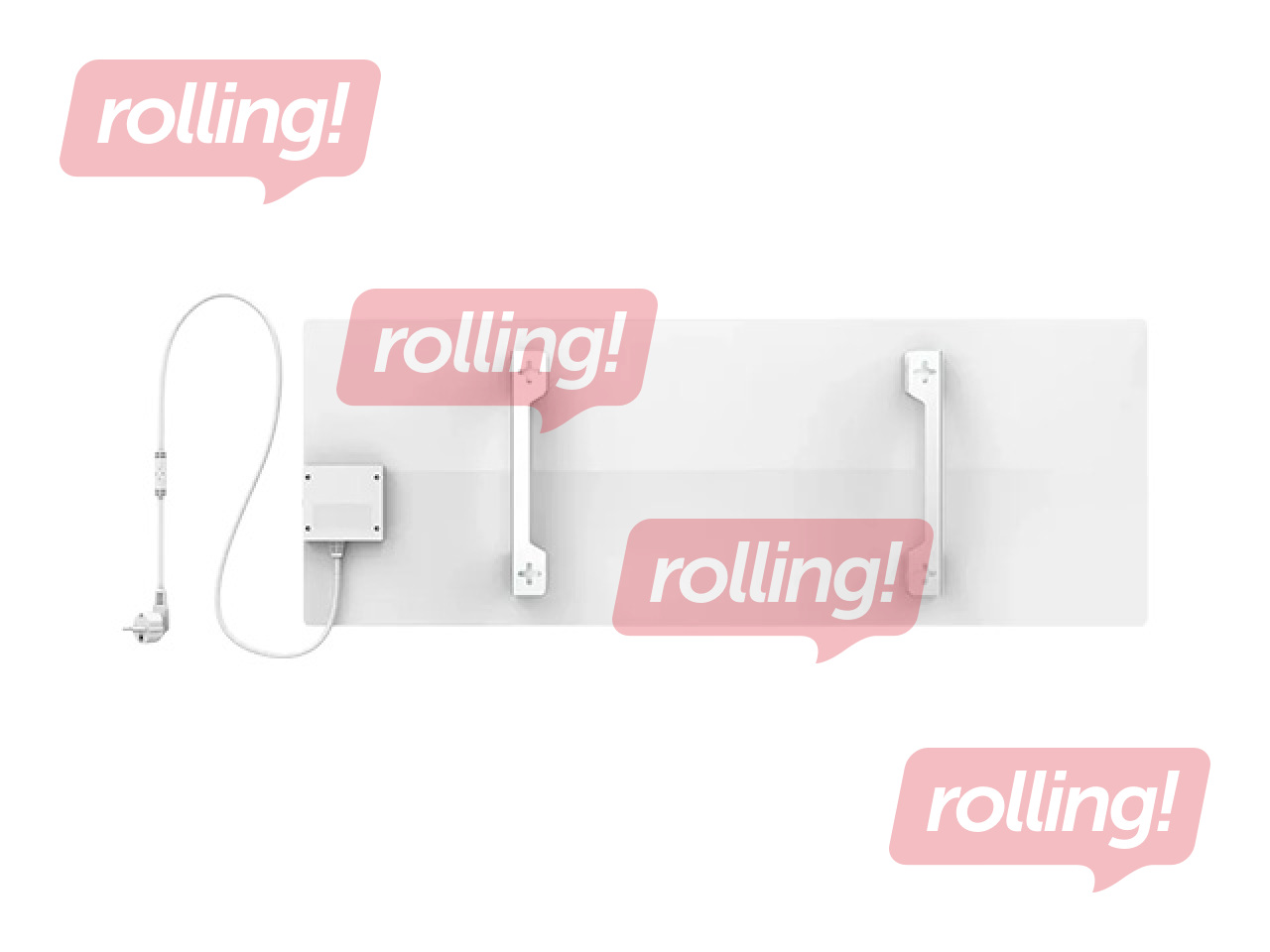 Viedais elektriskais sildītājs AENO Premium Eco Smart sildītājs, 700 W, rūdīts stikls, infrasarkanai