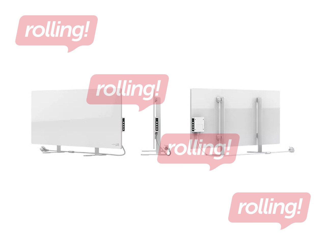 Viedais elektriskais sildītājs AENO Premium Eco Smart sildītājs, 700 W, rūdīts stikls, infrasarkanai