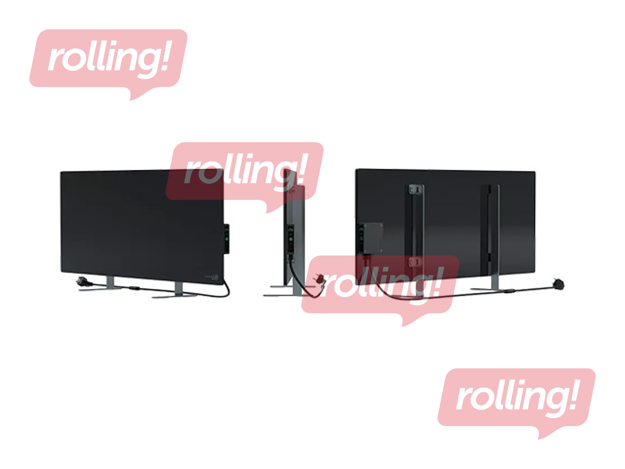 Viedais elektriskais sildītājs AENO Premium Eco Smart sildītājs, 700 W, rūdīts stikls, infrasarkanai