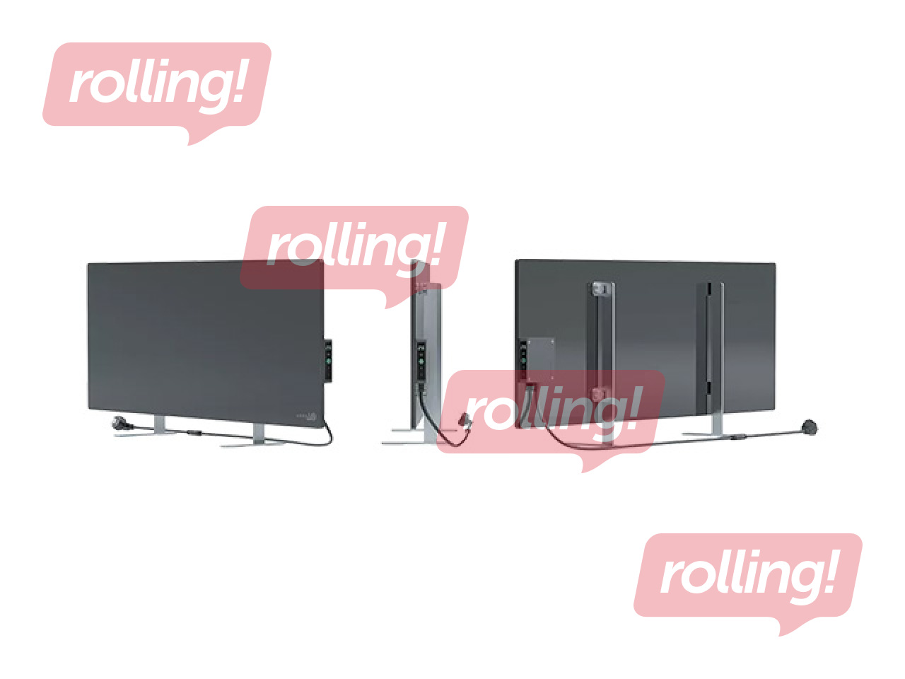 Viedais elektriskais sildītājs AENO Premium Eco Smart sildītājs, 700 W, rūdīts stikls, infrasarkanai